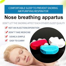 Sleeping Anti Schnarchen Nase Clip Silicone Magnetic Anti Snoring Nose Clips Breathing Stop Snore Apnea Antisnoring Clip Device