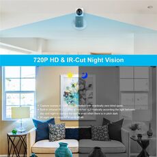 720P HD mini wireless wifi baby monitor ip camera Infant clever dog video home Security Two-way TOPS Audio Night Vision