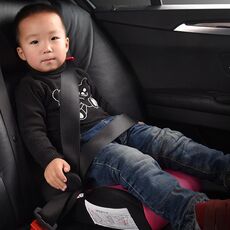 Car Booster Seat Safe Sturdy Fabric Breathable Non-slip Shock Absorption Baby Kid Children Child Fits 6 To 12 Years Old