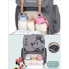 Disney Mickey Minnie Diaper Bag Backpack Mommy Bag Maternity Stroller Bag Waterproof Baby Changing Bag Large Capacity Fashonable