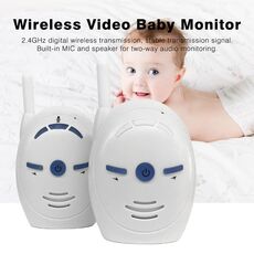 Portable 2.4GHz Wireless Digital Audio Baby Monitor Sensitive Transmission Two Way Talk Crystal Clear Cry Voice Alarm EU US Plug