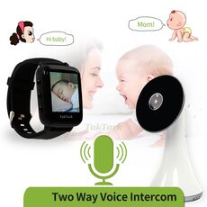 Wireless Video Watch Style Baby Monitor Portable shock vibration Baby Nanny Cry Alarm Camera Night Vision Temperature Monitoring