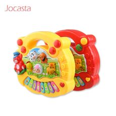 2 Types Farm Animal Sound Kids Piano Music Toy Musical Animals Sounding Keyboard Piano Baby Playing Type Musical Instruments