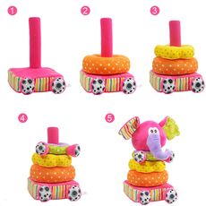 Toys For Newborn Children Educational Baby Toys Soft Plush Mobile Rattles Toys Kidsbele Elephant Stacking Baby Toys Handbell