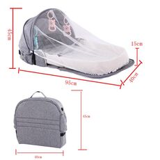 Baby Bed Travel Sun Protection Mosquito Net With Portable Bassinet Baby Foldable Breathable Infant Sleeping Basket Dropshipping