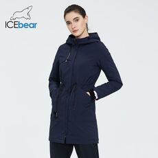 ICEbear 2020 new sports ladies casual jacket windproof warm spring jacket high quality hooded jacket GWC20115D