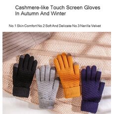 Women Gloves Winter Touch Screen Handschoenen Black Gloves Guantes Mujer 2019 Promotion Hiver Femme Rekawiczki Gant Luva Eldiven
