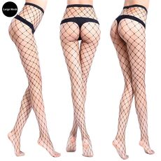 Black Female Fishnet Tights Sexy Women Stockings Pantyhose Mesh Stockings Club Party in grids Hosiery Calcetines collant femme