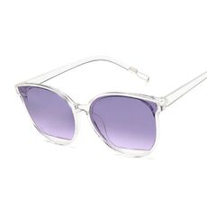 New Classic Oval Red Women Sunglasses Female Vintage Luxury Plastic Brand Designer Cat Eye Sun Glasses UV400 Fashion