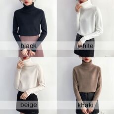 SURMIITRO Knitted Sweater Women 2020 Autumn Winter Korean Cashmere Turtleneck Long Sleeve Pullover Female Jumper Knitwear