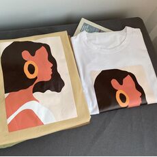 Toppies 2020 summer character t-shirts fashion girls tops short sleeve printing t-shirts korean women clothes 95% cotton