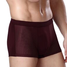 4pcs Mens underwear boxers men boxershort panties man boxeur homme underpants calzoncillos bamboo fiber mesh loose designer 2020