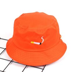 2020 Cigarette Embroidery Bucket Hat Men Women Hip Hop Fishing Cap Adult Panama Bob Hat Summer Lovers Flat Hat Cotton NO CHILL