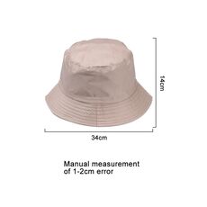 HOOH Summer Foldable Bucket Hat Unisex Women Outdoor Sunscreen Cotton Fishing Hunting Cap Men Basin Chapeau Sun Prevent Hats