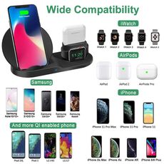 AICNLY 3 in 1 Wireless Charger Stand Fast QI Wireless Charger iPhone N30 Wireless Phone Charger for iPhone iWatch Airpods Pro