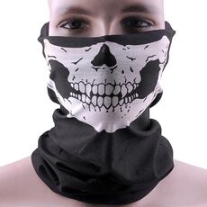 Men Scarf Halloween Ride bandana Women Headscarf Ski Skull Half Face Mask Ghost Scarf Neck Hiking Scarves Cuello Balaclava Masks
