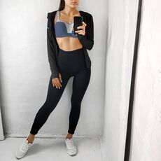 Miss Moly Workout Leggings Fitness Leggins Black Nylon legins Woman High Waist Female Sport Push Up Slimming Control Panty