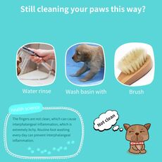 Portable Dog Paw Cleaner Cup Pet Feet Washer Cat Dirty Paw Cleaning Cup Soft Silicone Pet Foot Wash Tool for Small Large Dogs