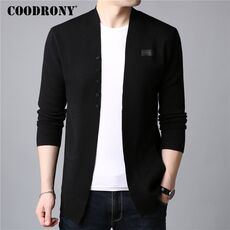 COODRONY Cardigan Men Casual Knitted Cotton Wool Sweater Men Clothes 2020 Autumn Winter New Mens Sweaters and Cardigans Coat B11