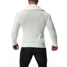 New Fashion Thick Sweaters Cardigan Coat Men Slim Fit Jumpers Knit Zipper Warm Winter Business Style Men Clothes