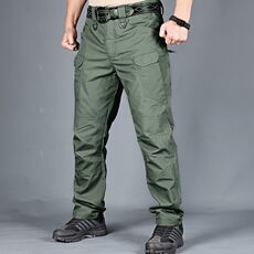 Mens Camouflage Cargo Pants Elastic Multiple Pocket  Military Male Trousers Outdoor Joggers Pant Plus Size Tactical Pants Men