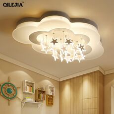 Simple modern ceiling lamp master bedroom lamp creative personality cloud lighting boy girl children room ceiling lamp