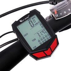 WEST BIKING Wireless Bike Computer 20 Functions Speedometer Odometer Cycling Wired Wireless+ MTB Bike Stopwatch Bicycle Computer
