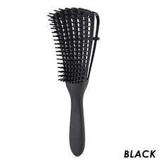 4c Hair Detangler Brush Detangling Brush for Curly Hair Wet Thick Kinky Hair Adjust Hair Brush Scalp Massage Detangle Hairbrush