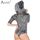 AKYZO women Half sleeve hooded Holographic laser bodysuit 2019 sexy cut out Hologram deep v elastic bodycon rompers